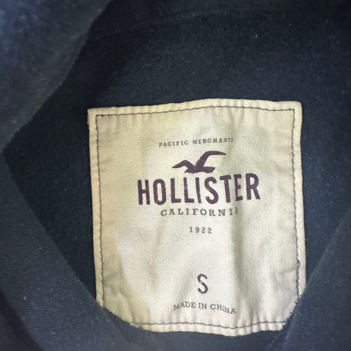 S 홀리스터 네이비 후드티 0413D 상품이미지2