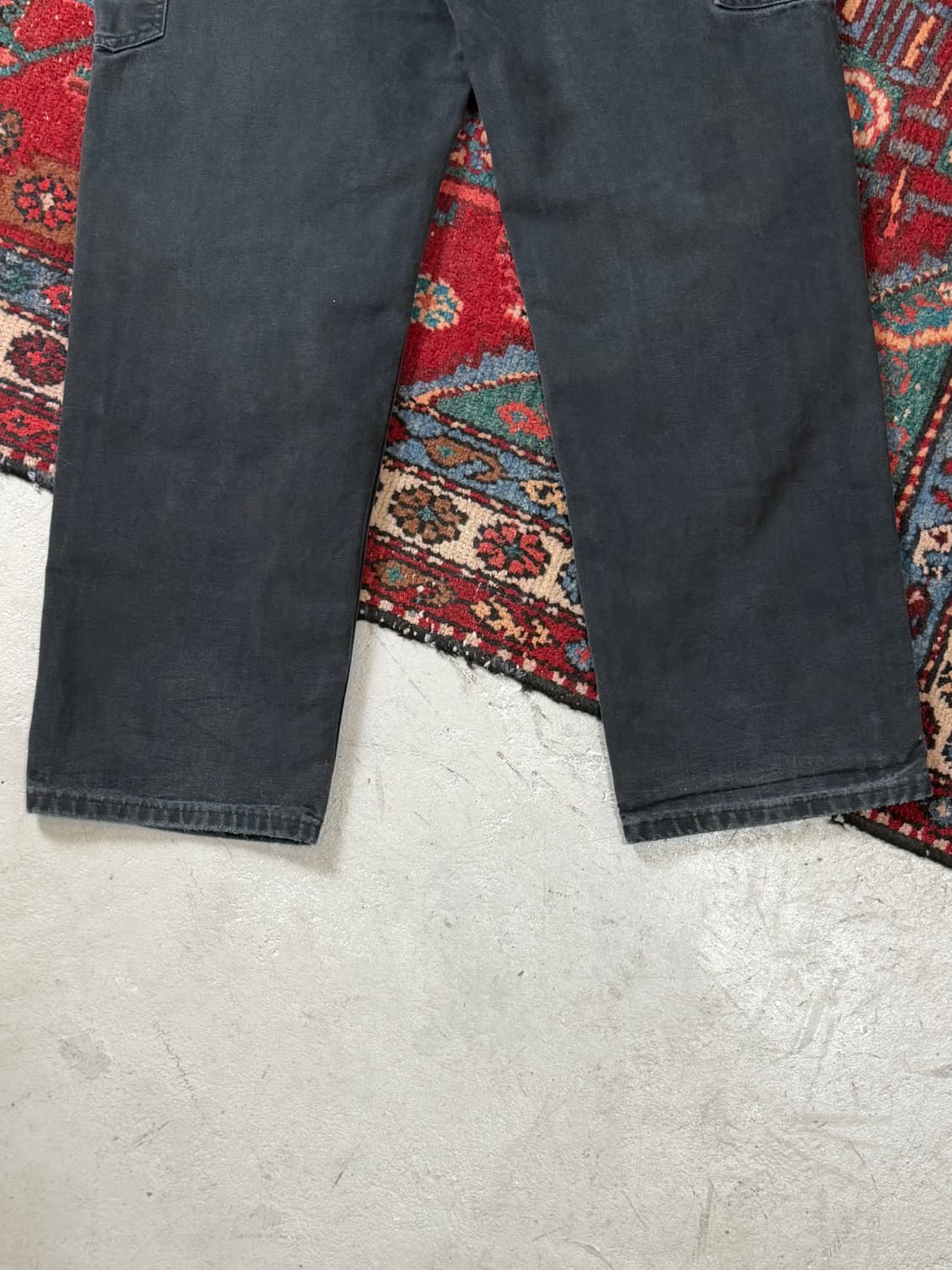 OG 칼하트 B136 더블니 팬츠 칼하트 썩블니 블랙 상품이미지8