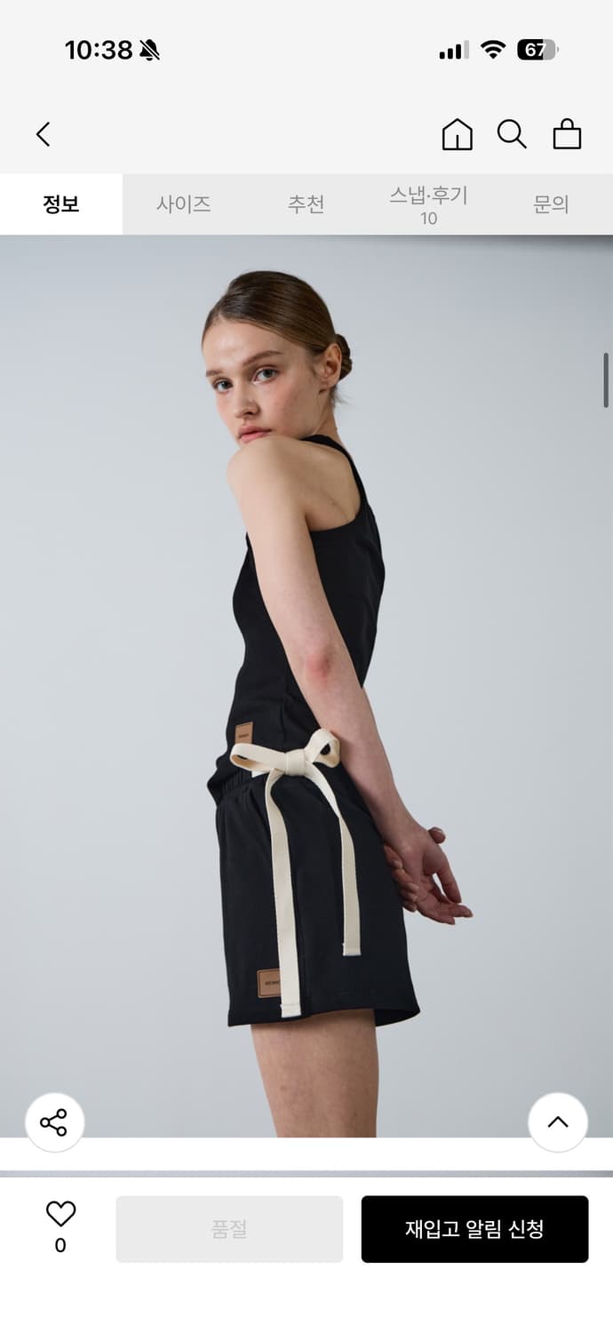 리본 쇼츠 반바지 상품이미지1