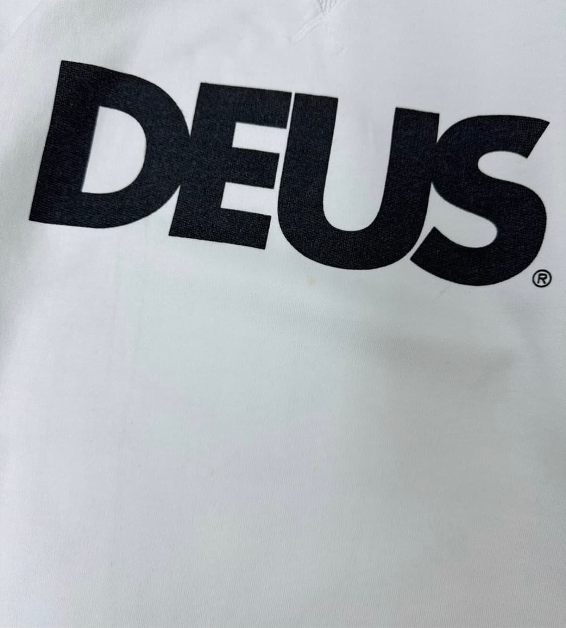 데우스 맨투맨 스웻셔츠 화이트 (L) 상품이미지4