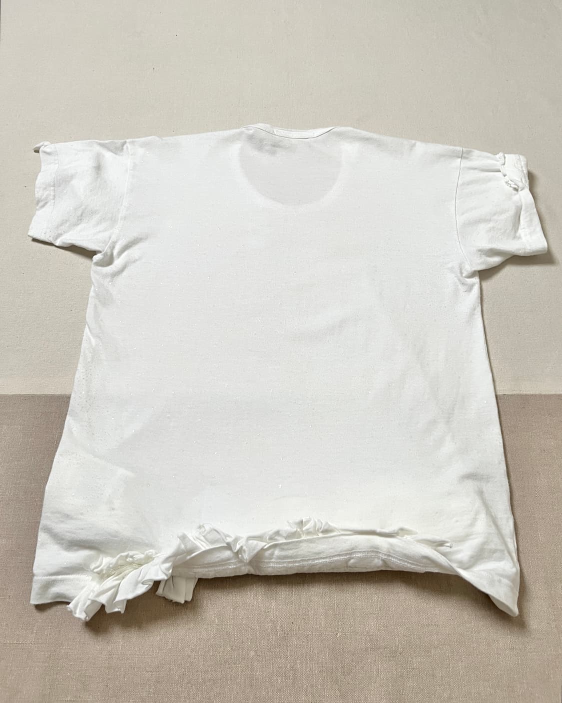 꼼데가르송 글리터 도트 러플 티셔츠 comme des garcons 상품이미지4