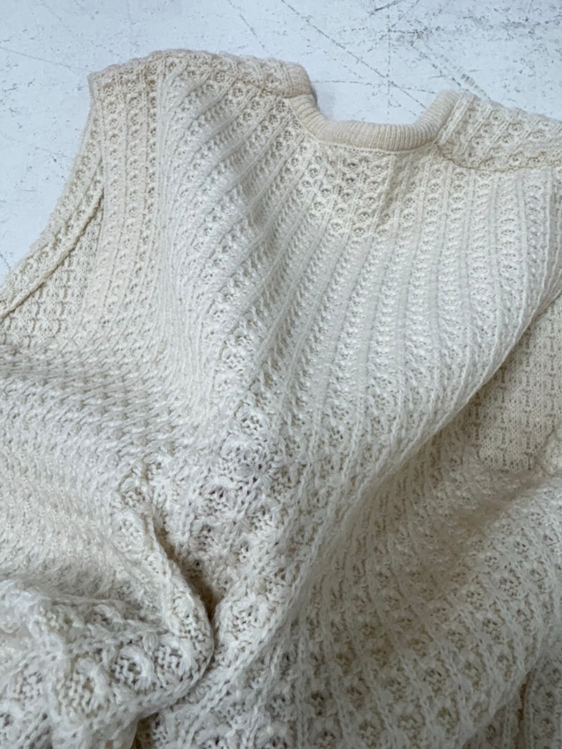 70-80’s Lord Jeff Virgin Wool Knit Vest 상품이미지6