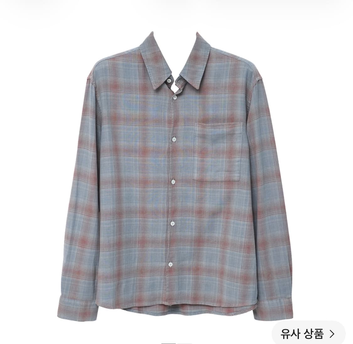 해칭룸 뮤지엄 셔츠 오버 다이드 체크 차콜 상품이미지6