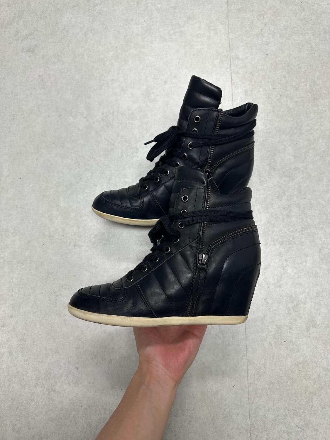 Ash 아쉬 레더 웨지힐 상품이미지6