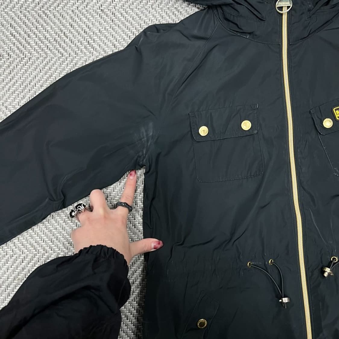 바버 인터네셔널 윈드 후드 자켓 v0737 상품이미지6