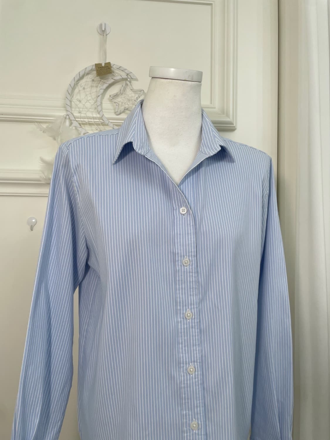 blue stripe basic spring shirt(size-11) 상품이미지5