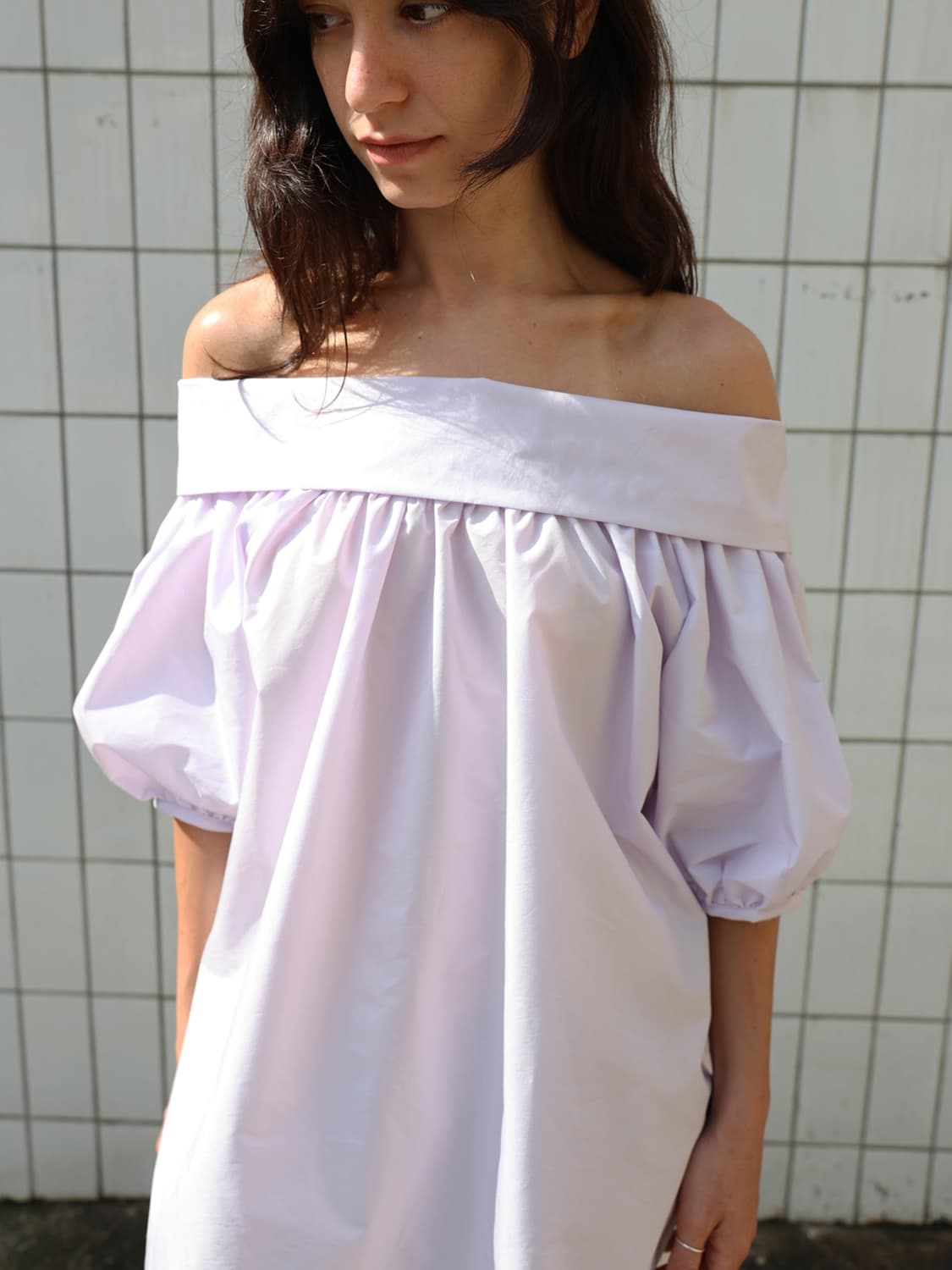 amorshaee BACK RIBBON TOP 새상품 상품이미지1