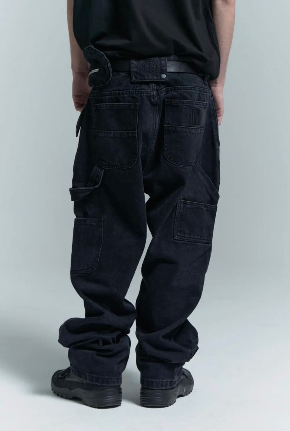 MPa DOUBLE KNEE PANTS (BLACK) 상품이미지3