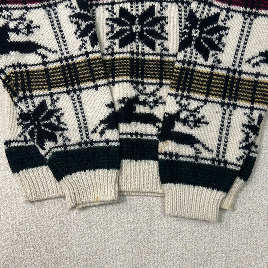 (L) WEEKEND 빈티지 노르딕 패턴 니트 상품이미지3