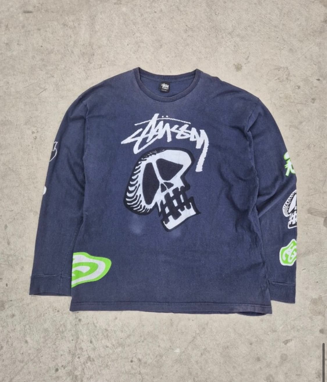 STUSSY, GRAFFITI LONG SLEEVE (F) 상품이미지4
