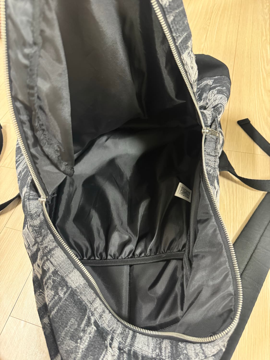 파프롬왓 파 패치 코튼 백팩_블랙 상품이미지6