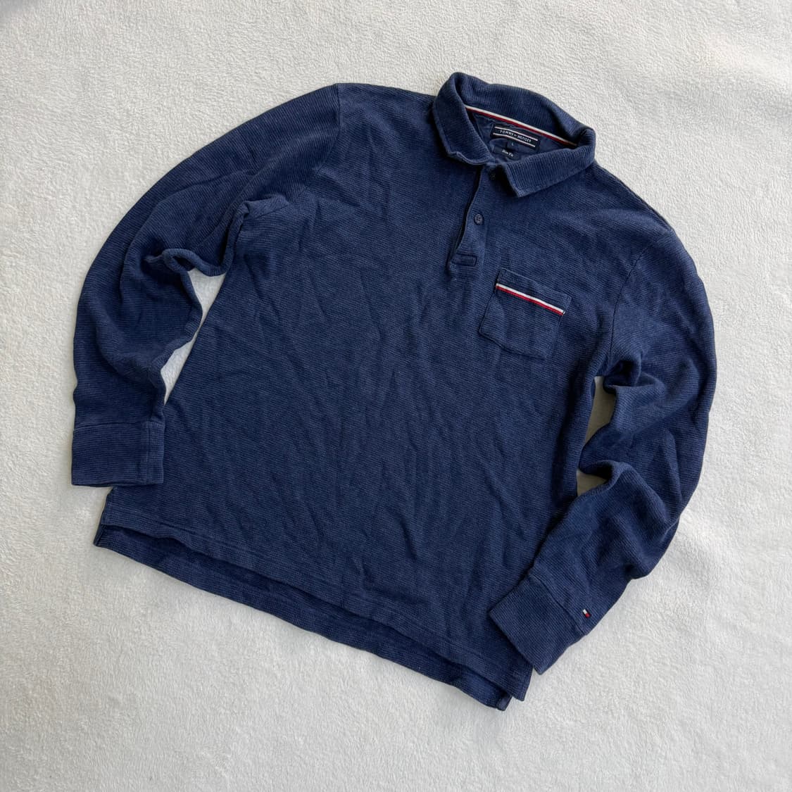 L 타미힐피거 슬림핏 긴팔 티셔츠 0326T 상품이미지1