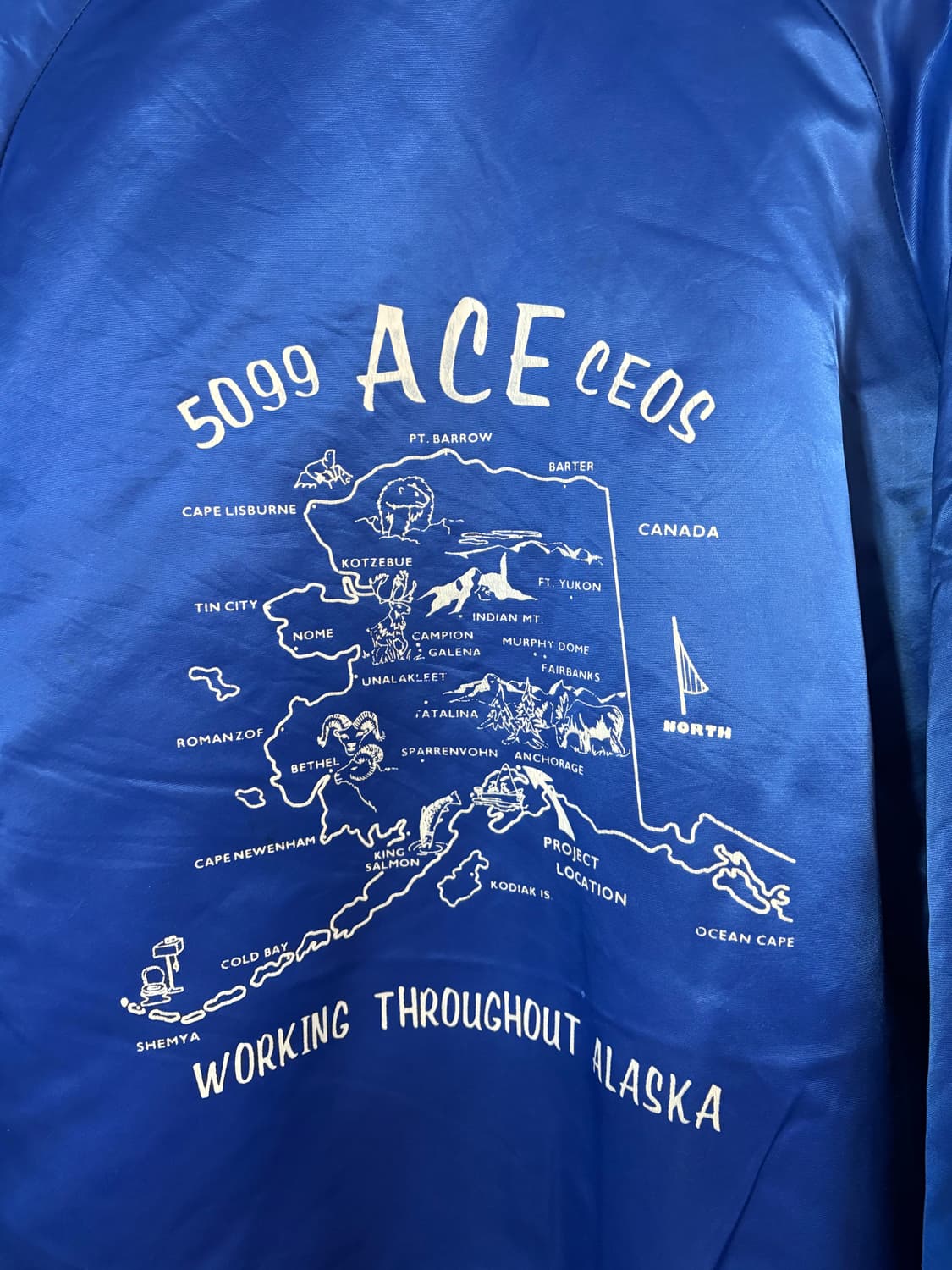 80-90‘s USA West-ark varsity Jacket. 상품이미지10