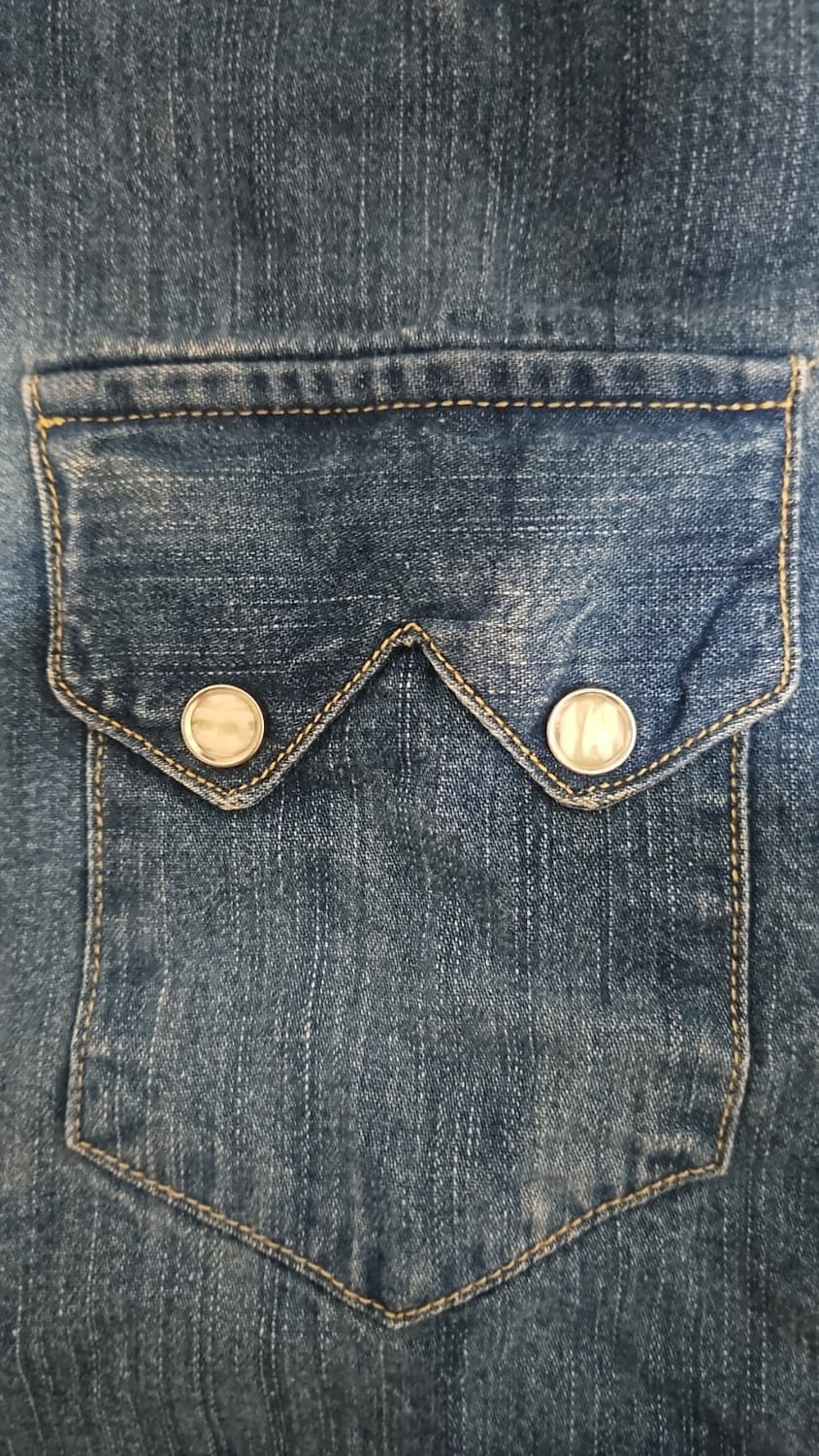 리바이스 LVC 1955 쏘우투스 데님 셔츠 S 상품이미지5