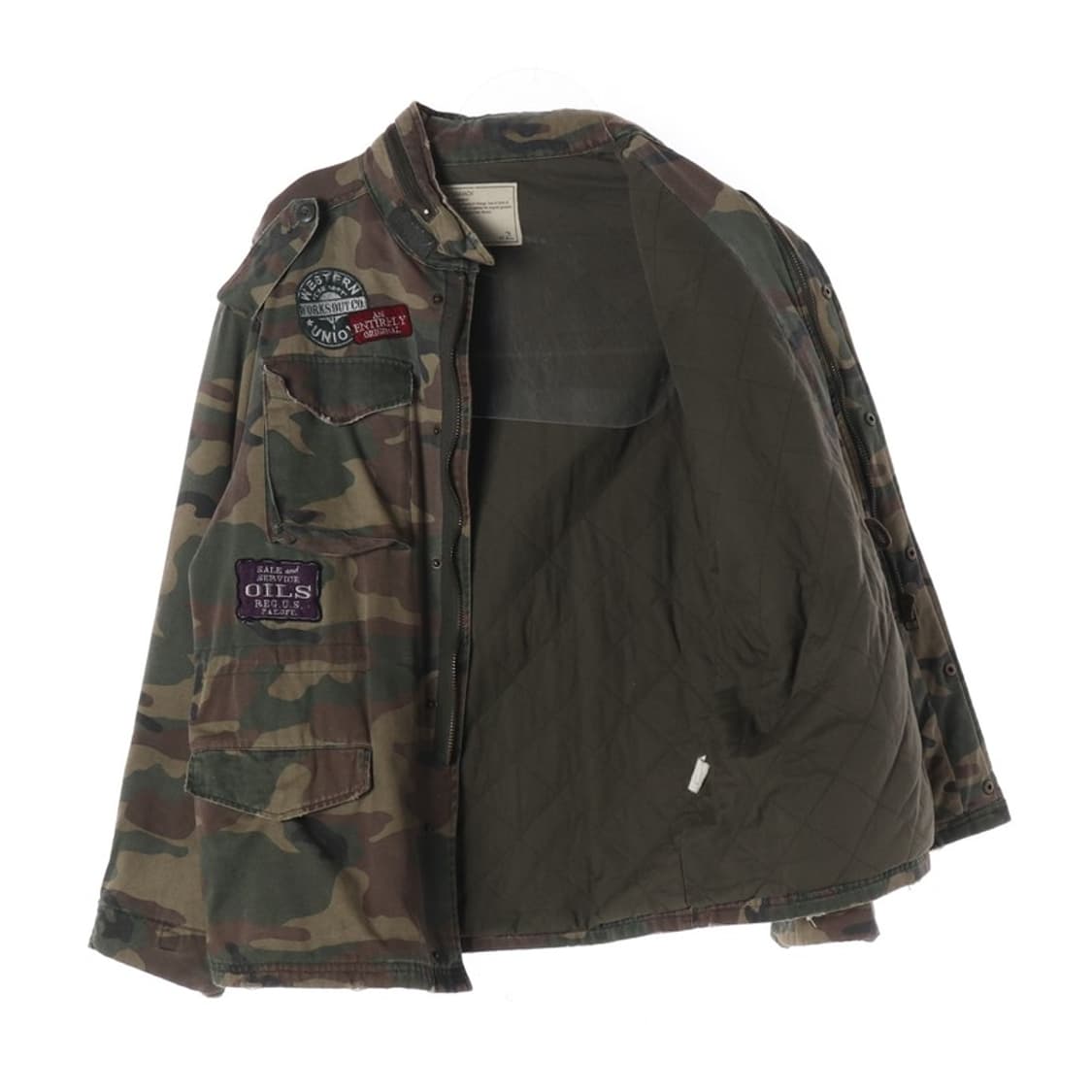 카라바흐 카모 M65 패치 야상 자켓 XL 상품이미지2