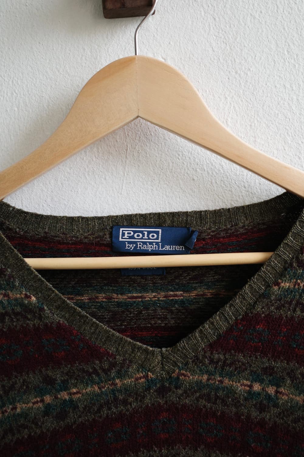 폴로 페어아일 브이넥 니트  상품이미지5