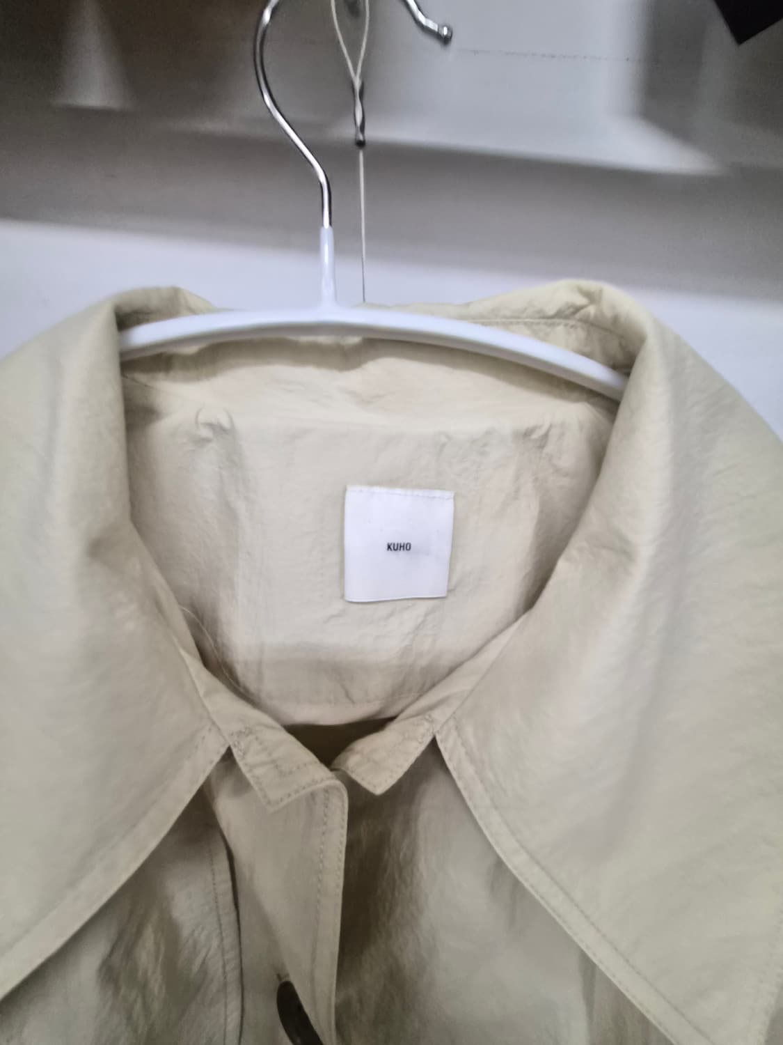 구호 바스락 숏트렌치 상품이미지2