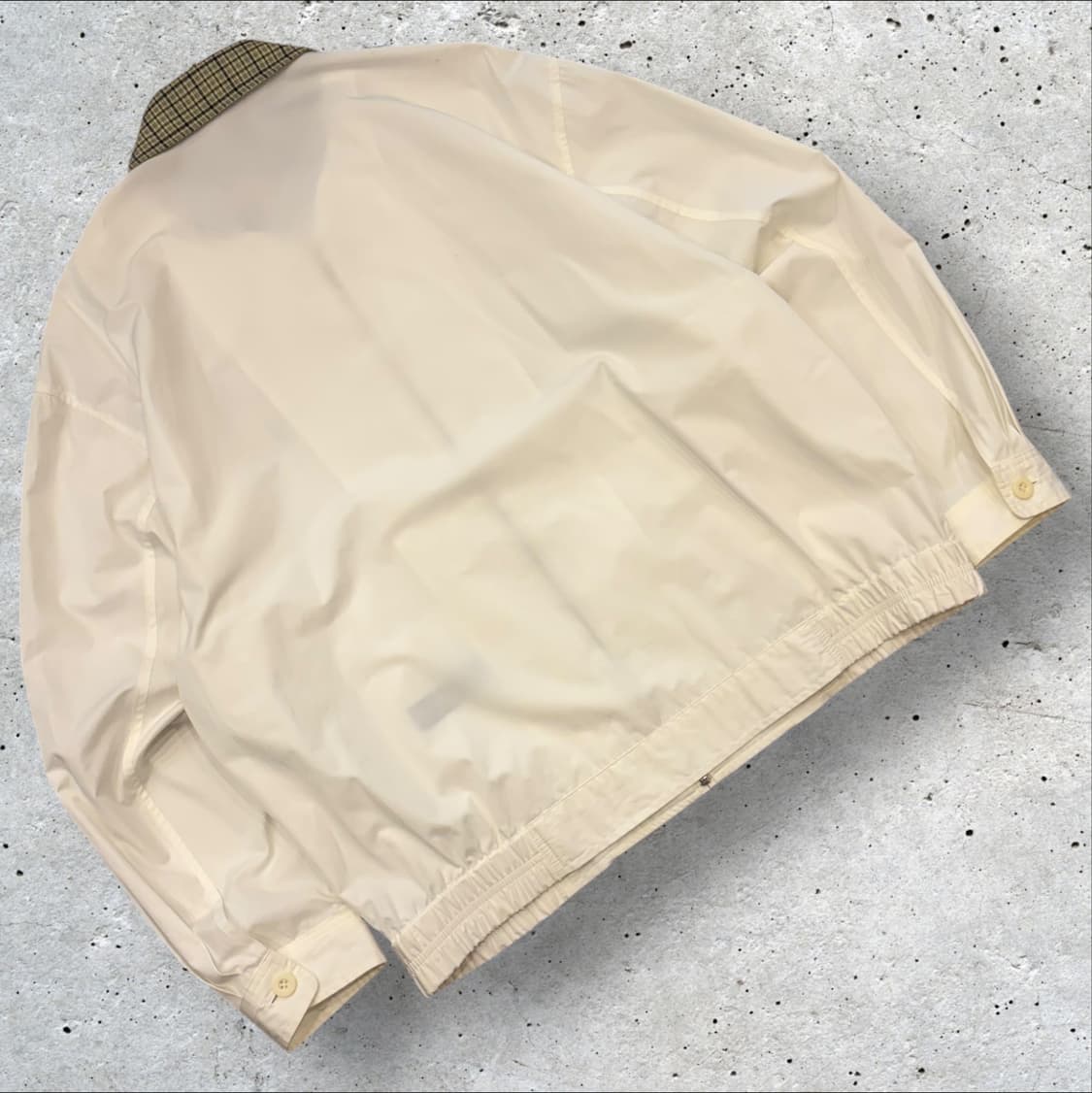 [110] YSL 입생로랑 체크 카라 화이트 자켓 B546 상품이미지2