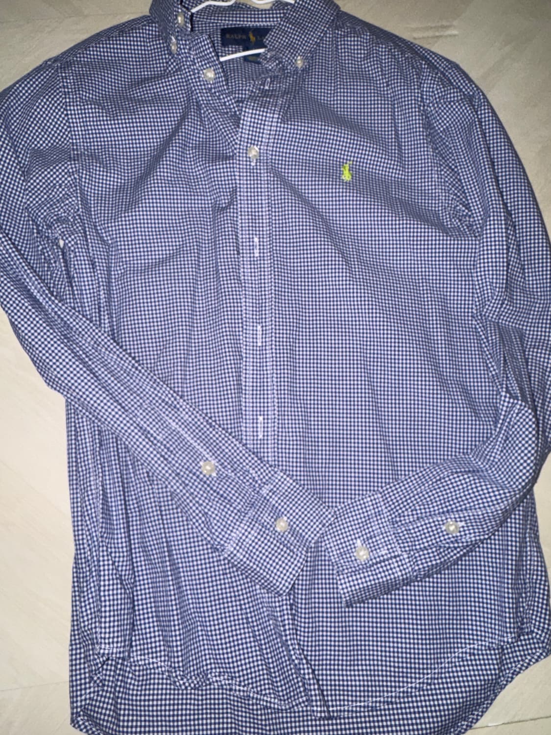 폴로 체크 셔츠 상품이미지1