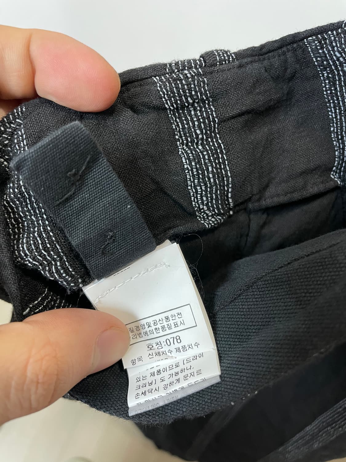 (S) Transit 트랜짓 아티저널 스트라이프 코튼 린넨 팬츠 상품이미지7