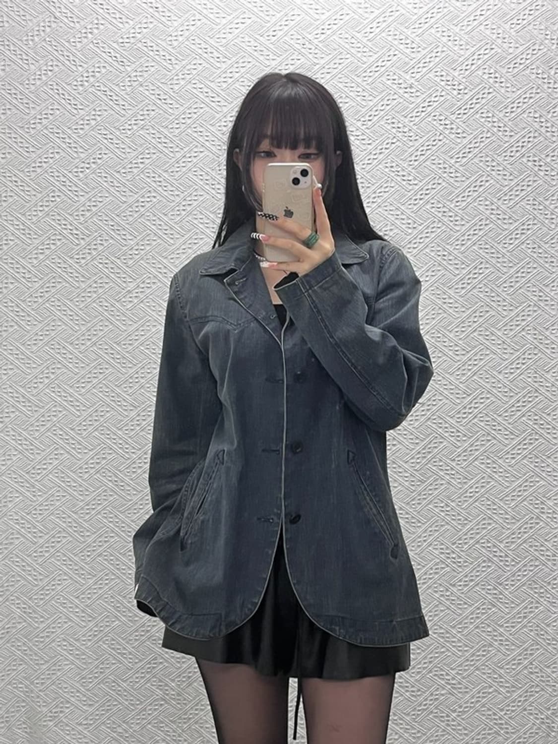 빔스 빈티지 모던시크 캐주얼 드레스핏 데님자켓 M C10455 상품이미지1