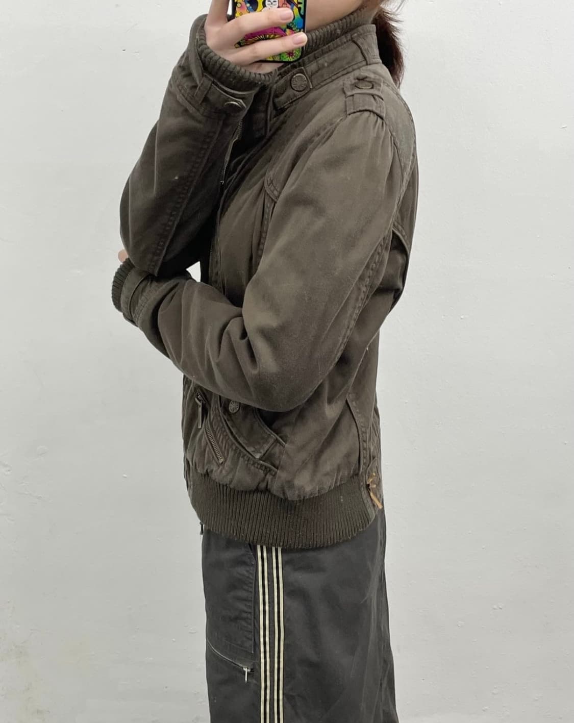 y2K 절개 디테일 버튼 자켓 상품이미지6