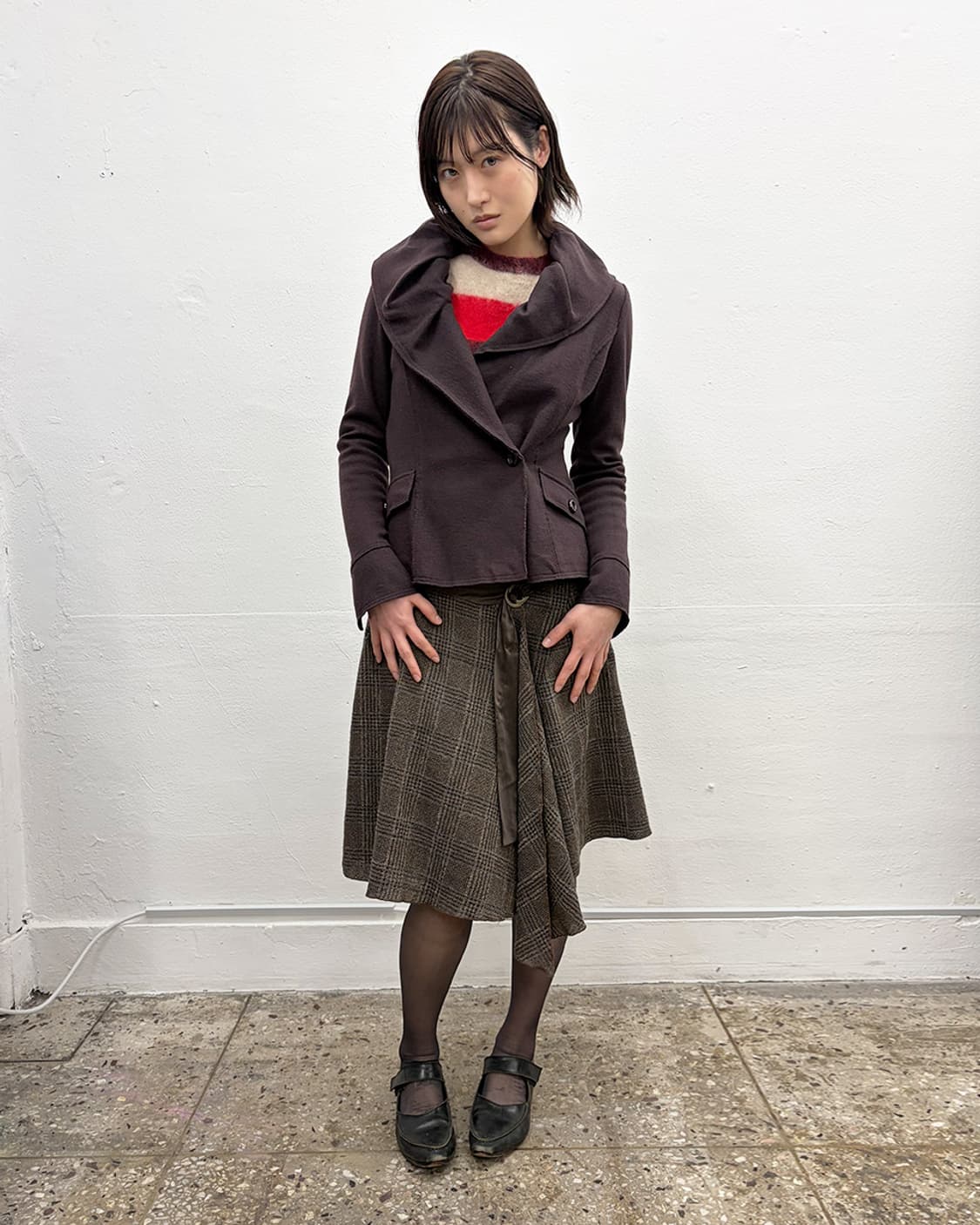 빈티지 프릴 칼라 자켓 상품이미지5