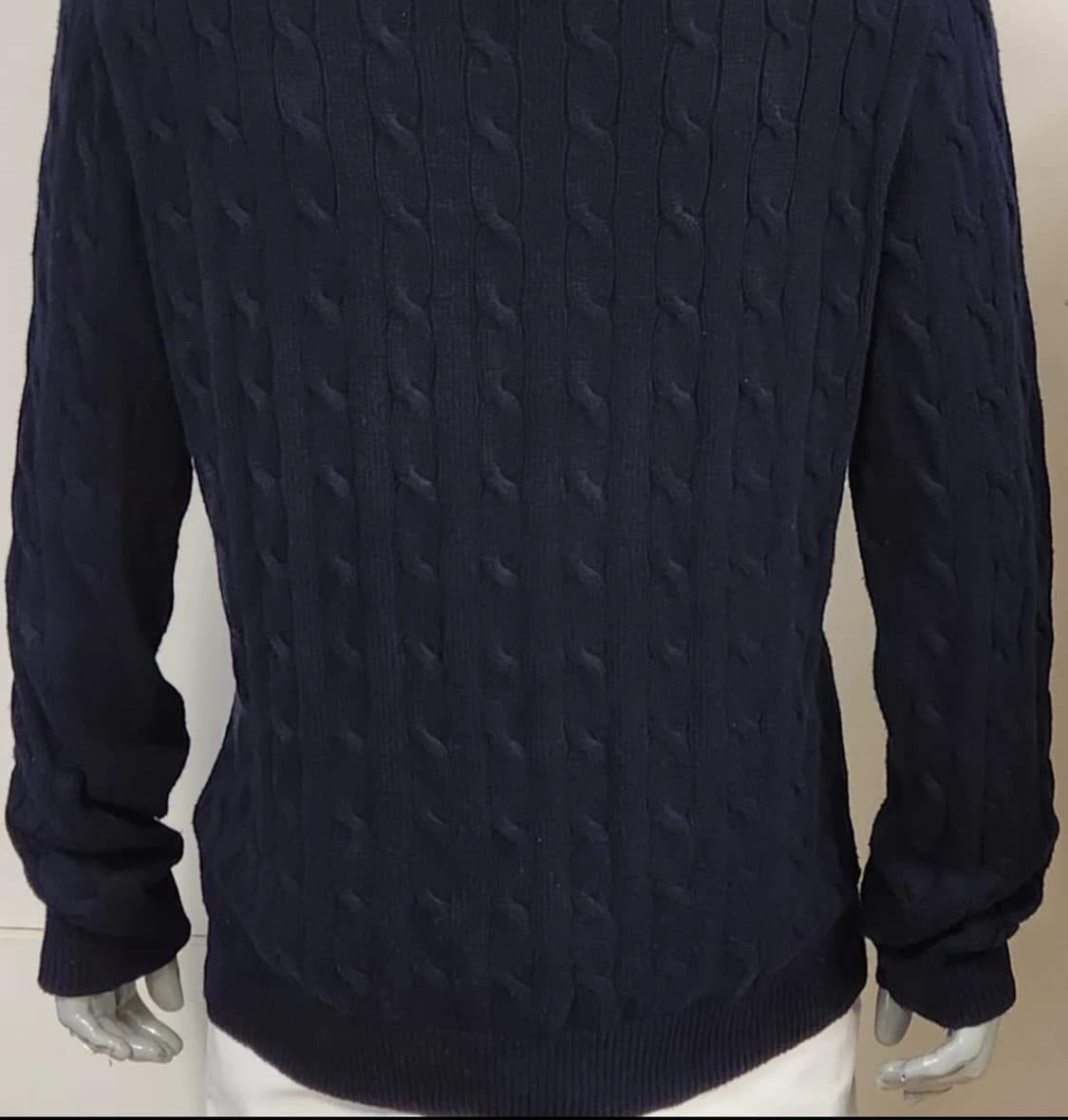 폴로 랄프로렌  신형 꽈배기 니트 집업 L (105추천해요) 상품이미지2