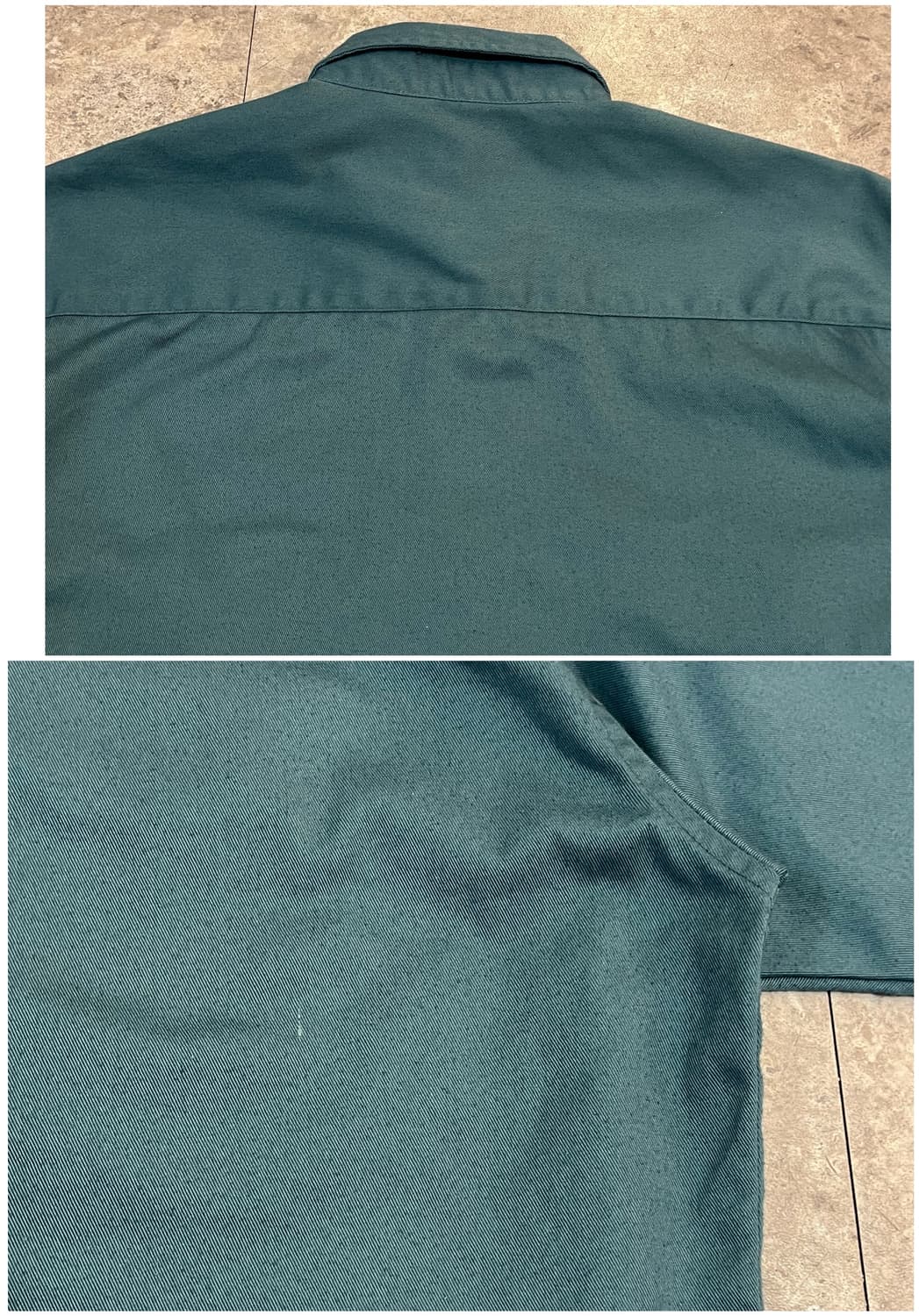 빈티지 BIG MAC 워크 반팔 셔츠 그린 M #csz3902 상품이미지8