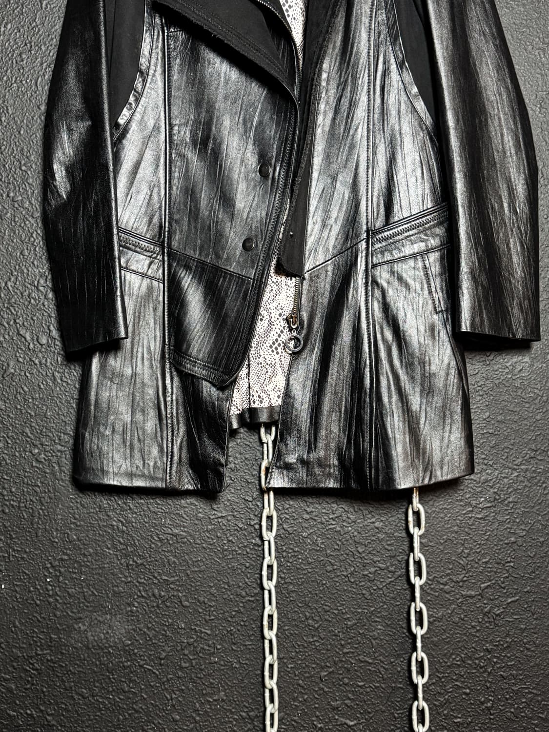 Gothic mood Leather Jacket 상품이미지3