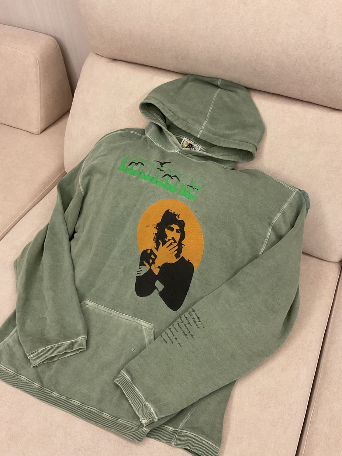 made in usa dameged vintage hoodie 상품이미지1