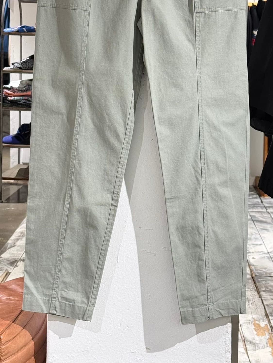 이자벨마랑 에뚜왈 카키 질예 코튼 팬츠 상품이미지3