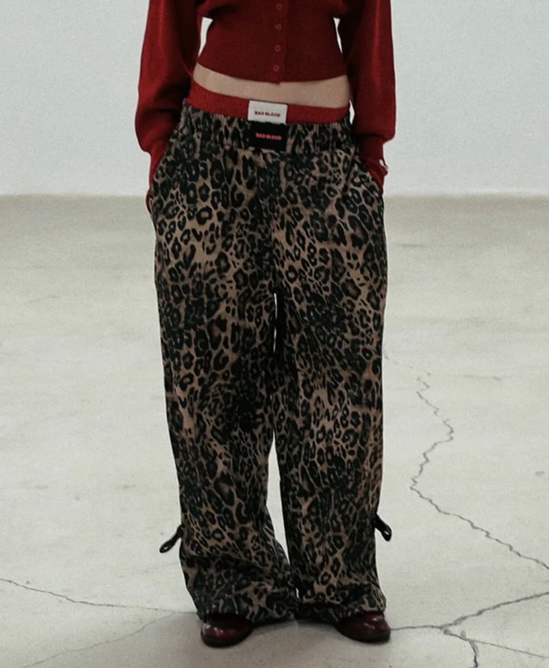 배드블러드 레오파드 팬츠 상품이미지2