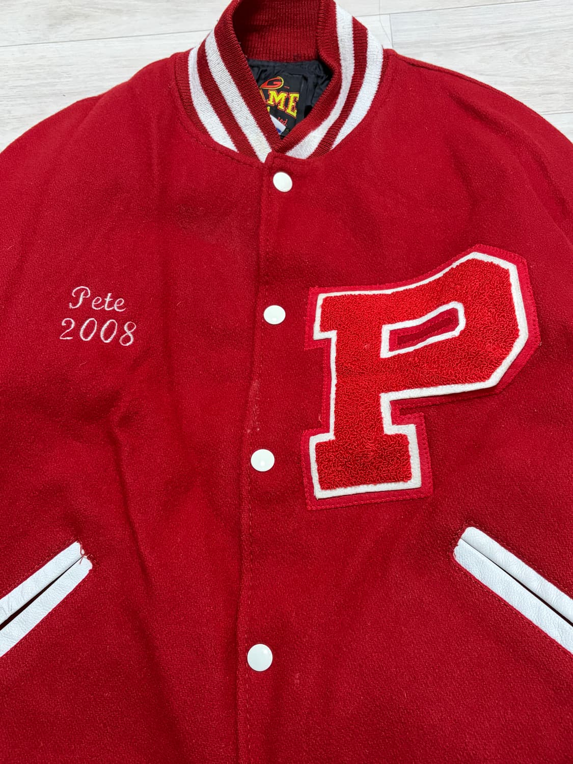 GAME sportswear 빈티지 바시티 자켓 상품이미지3