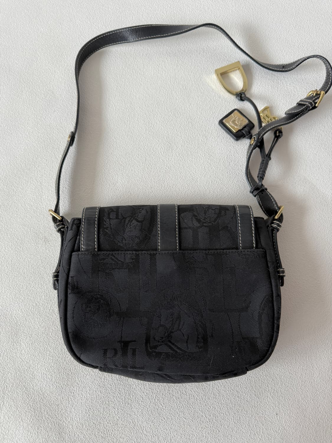 랄프로렌(Ralph Lauren) 원단 레더 크로스백 상품이미지4