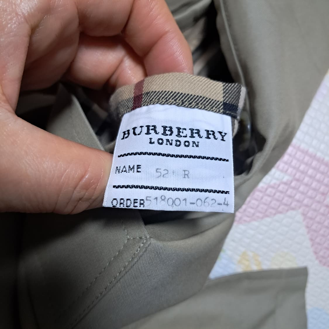 버버리 런던 트렌치 빈티지라인 코트 52R 약 105 상품이미지6