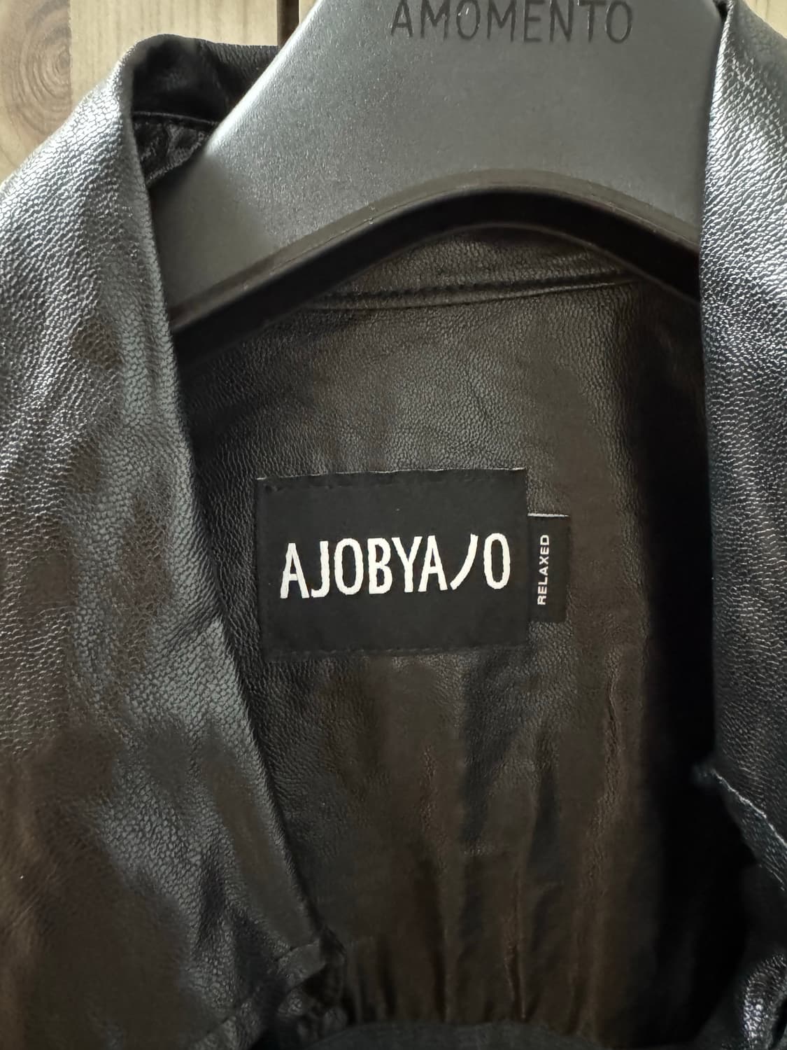 아조바이아조 가죽 셔츠 상품이미지3