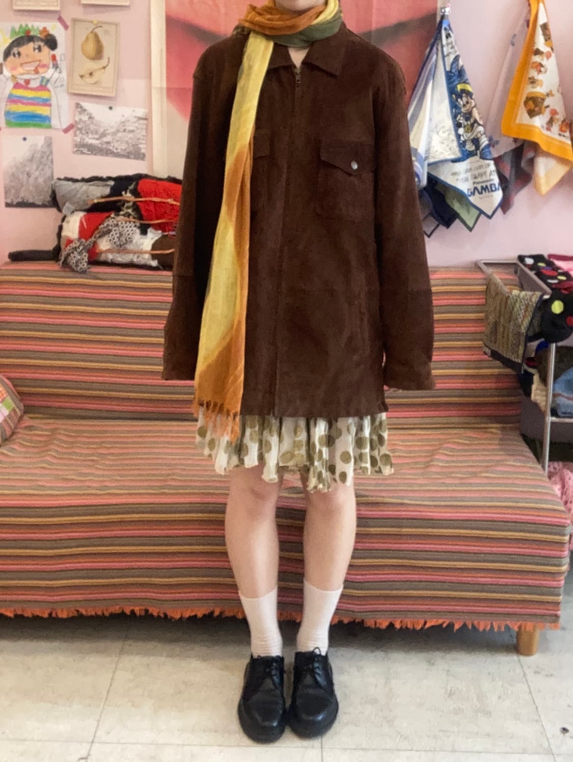 리얼 스웨이드 오버핏 자켓 상품이미지1