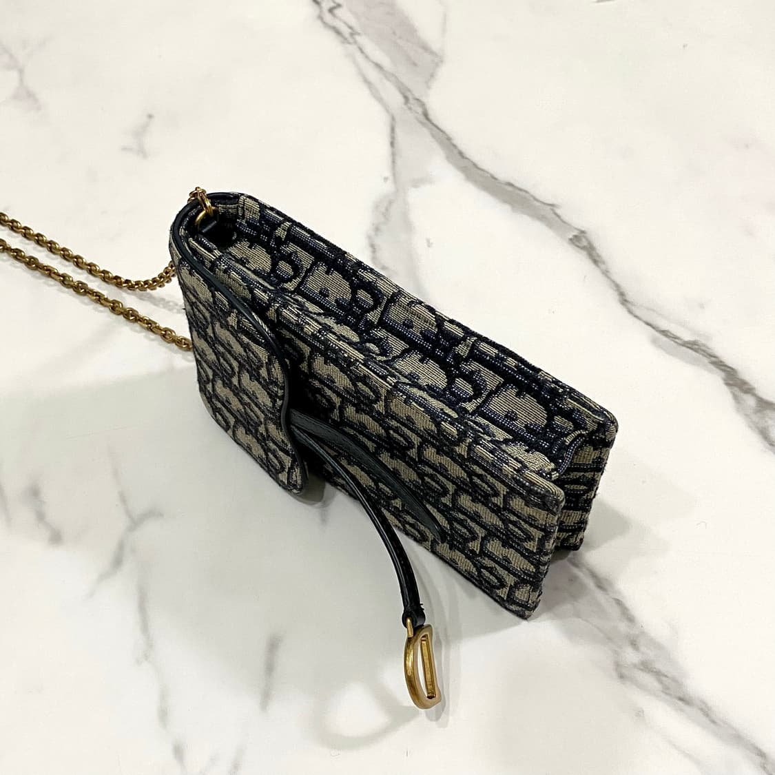 디올 새들 오블리크 자카드 버티컬 파우치 휴대폰 가방 상품이미지7