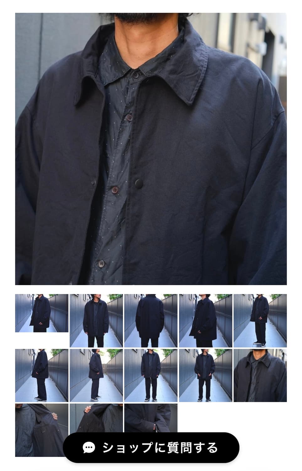 COMOLI 포스트 워크 트윌 자켓 상품이미지6