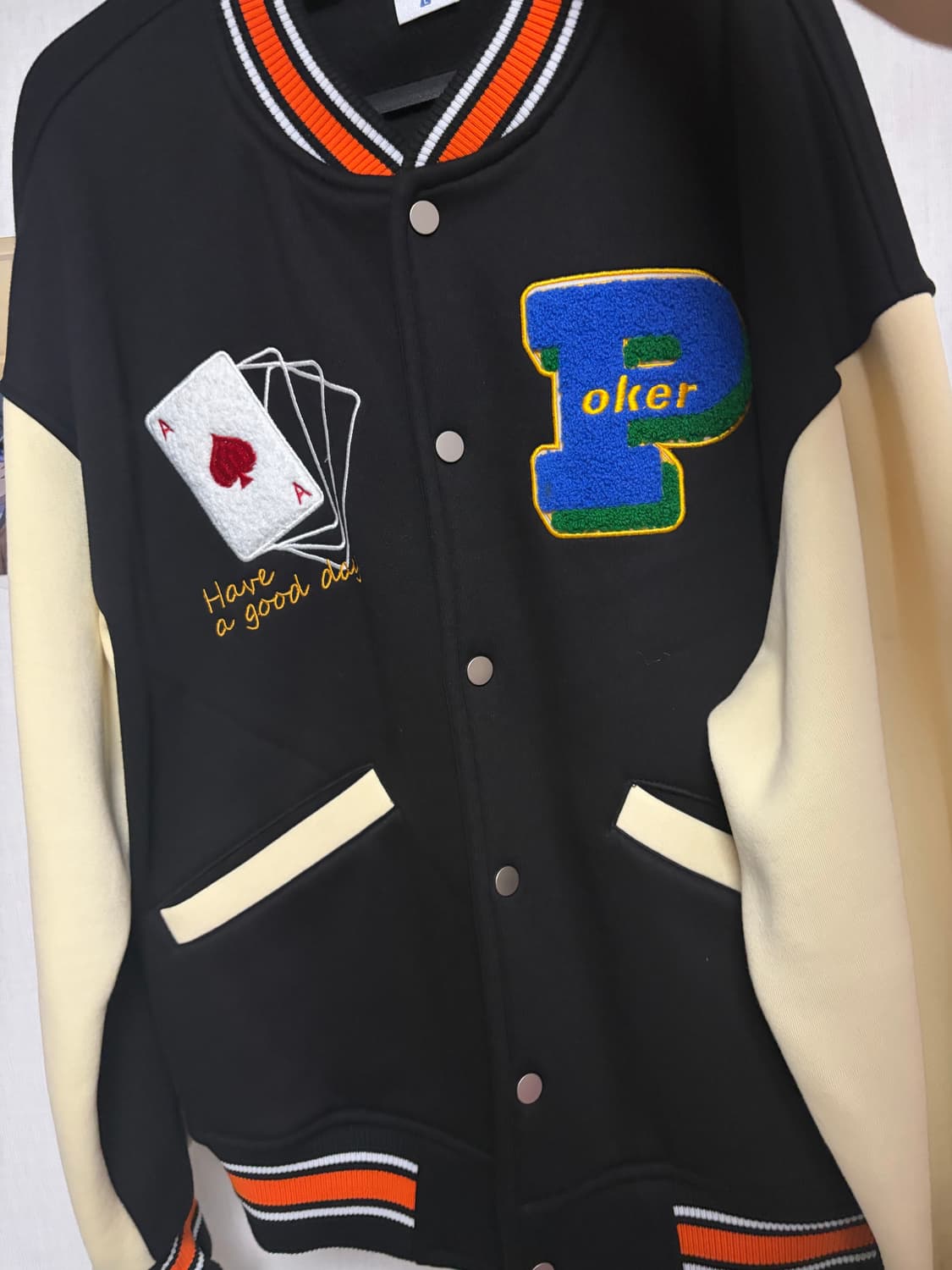 인플레이션 바시티 자켓 상품이미지1