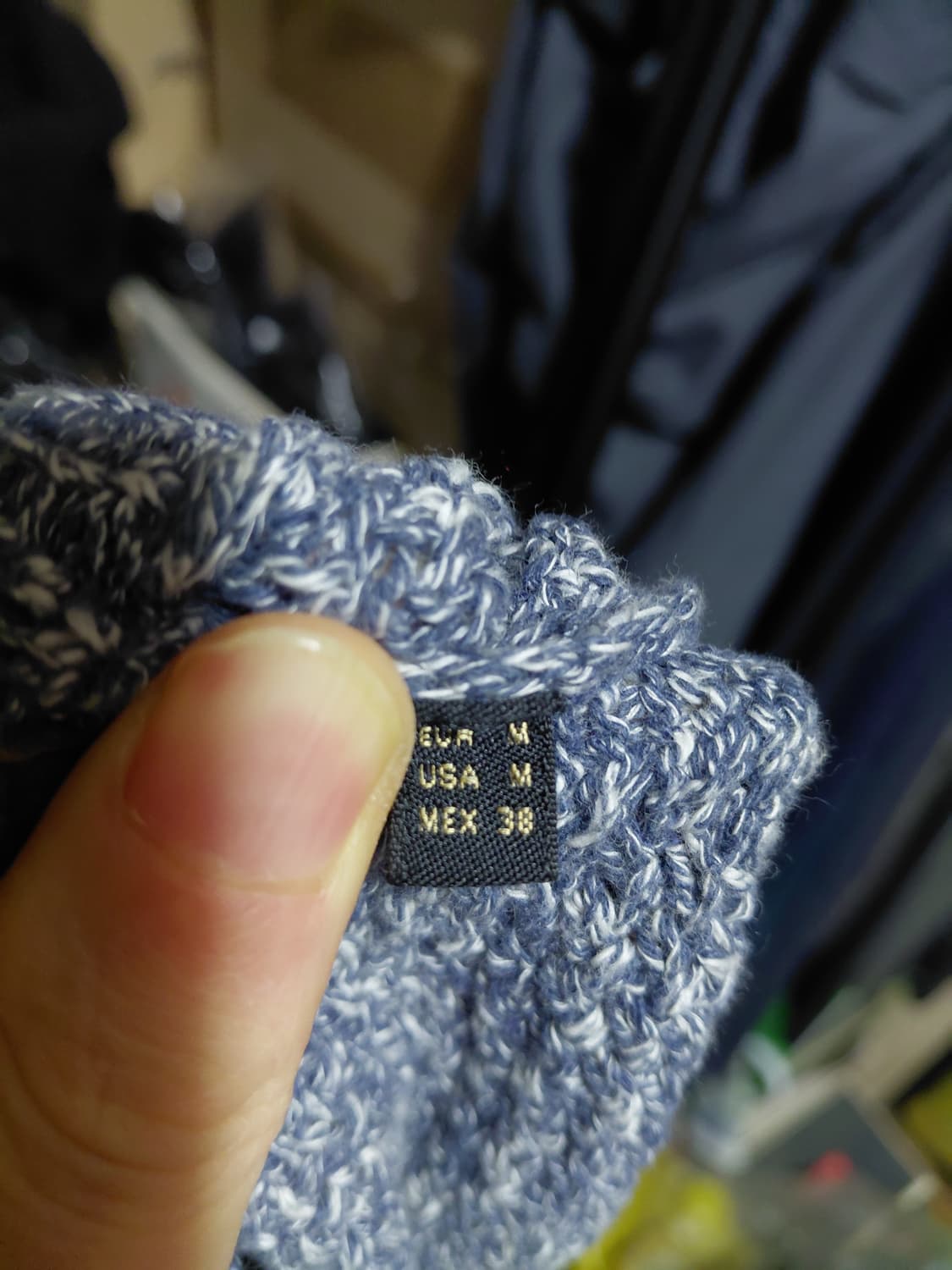 [마시모두띠]코튼 케이블 니트 스웨터 M(95)사이즈 상품이미지4