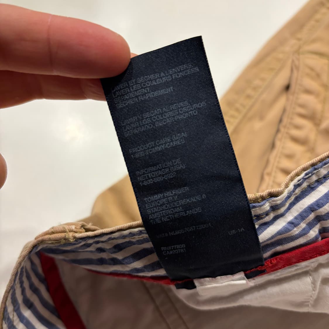 [38] 타미힐피거 베이지 카고 반바지 B879 상품이미지5