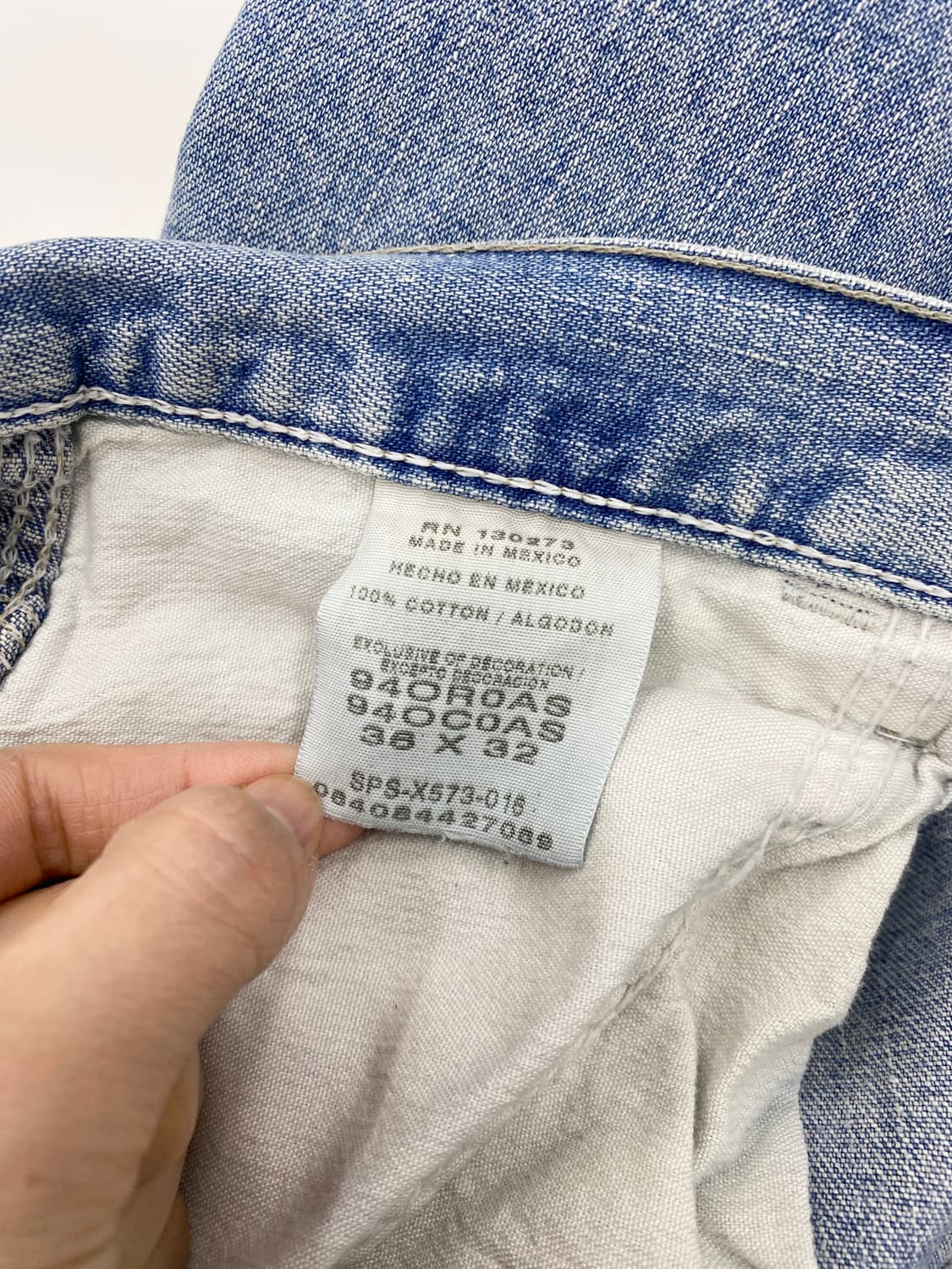 00‘s 랭글러 데님 카펜더 팬츠 상품이미지9