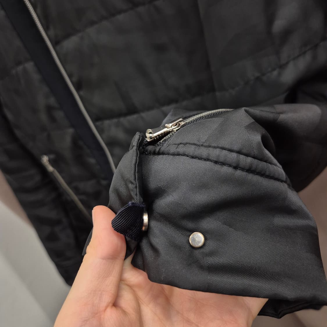 솔리드옴므 퀄팅 자켓 100 상품이미지4