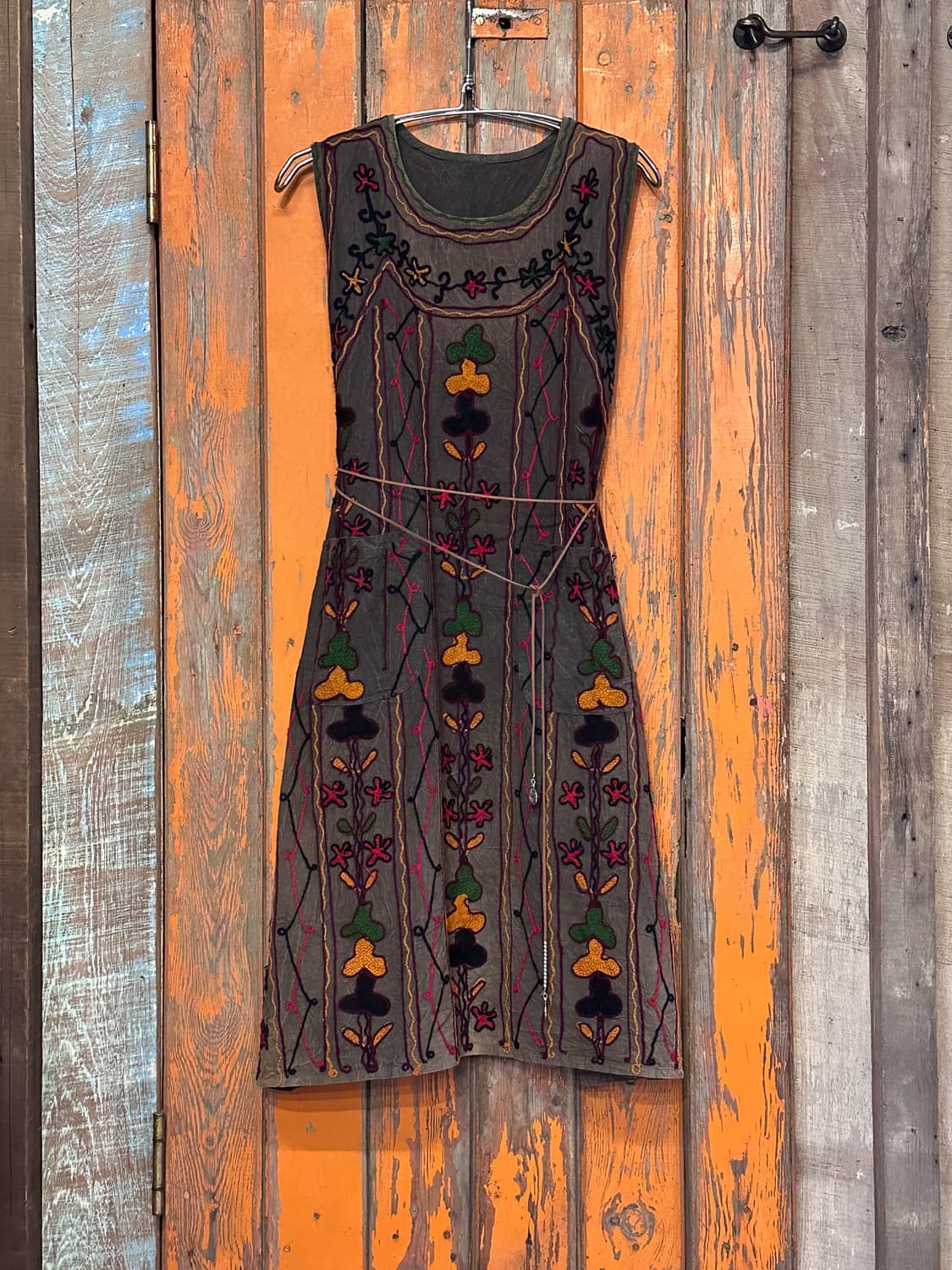 Ethnic Embroidered Pocket Dress 0010 상품이미지3
