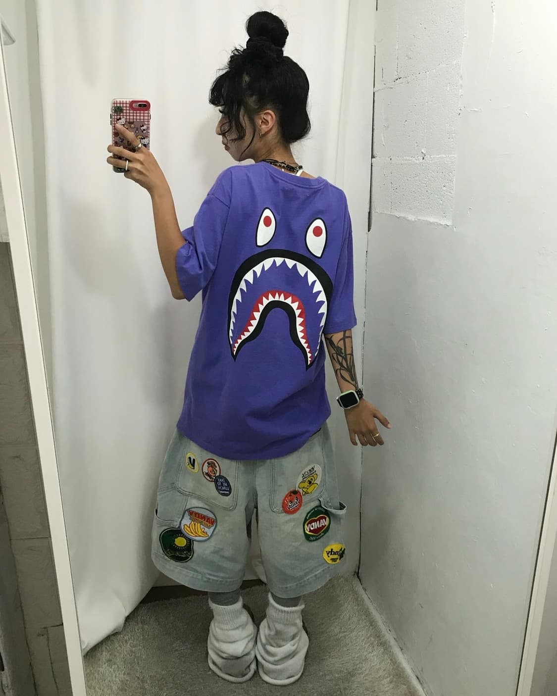 Bape Big Shark Printing T-shirt 상품이미지2
