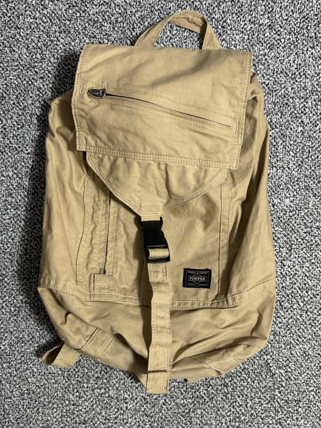 요시다포터 코튼 럭색 백팩 상품이미지2