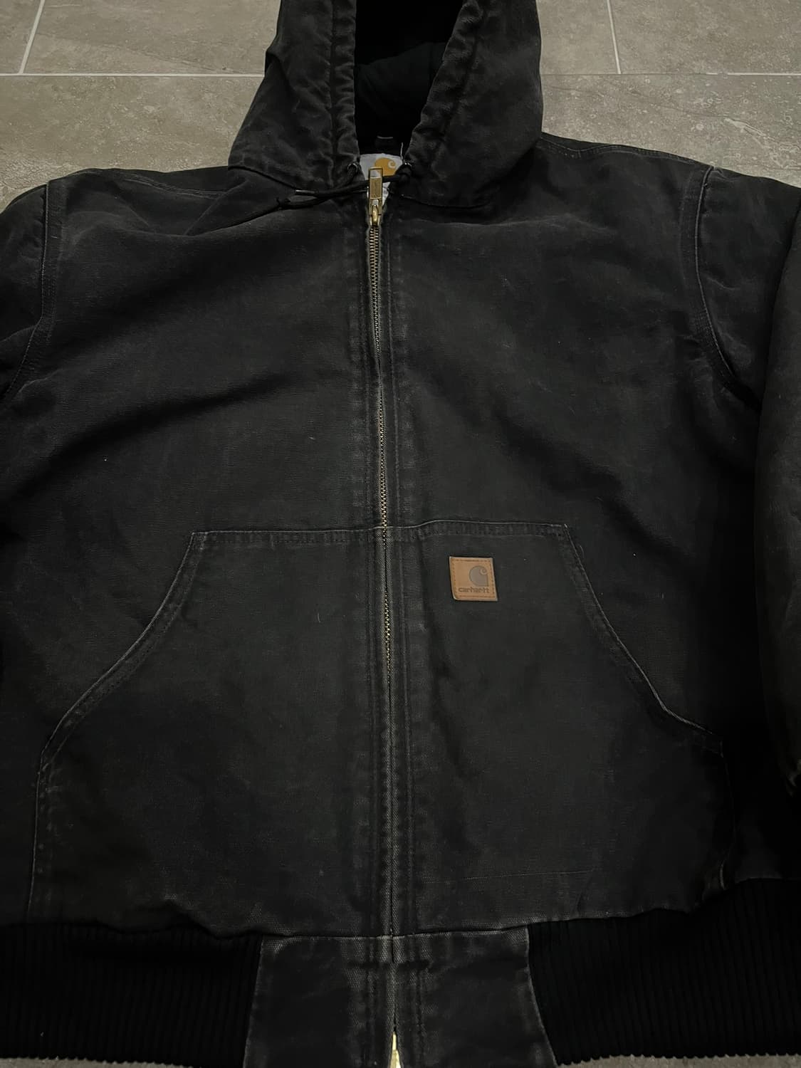 (XL) 칼하트 덕 액티브 후드자켓 J130 BLK 블랙 상품이미지7