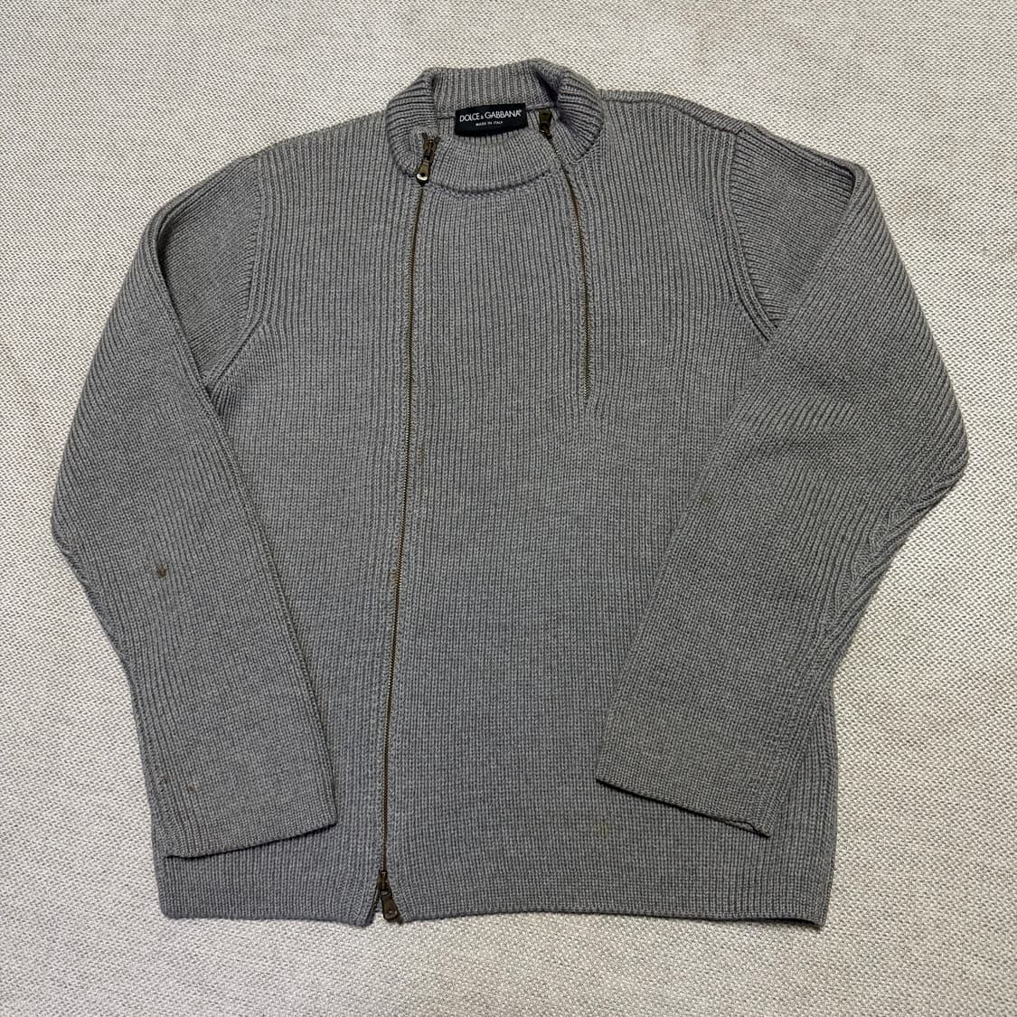 돌체앤가바나 풀집업 울 니트 상품이미지1